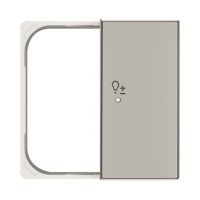 2CLA852647A1301 SRD-2-R-85PL Клавиша двойная правая free@home, SKY, светорегулятор, серебристая