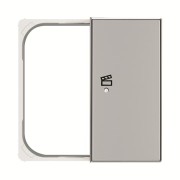 2CLA852649A1301 SRS-2-R-85PL Клавиша двойная правая free@home, SKY, сцена, серебристая