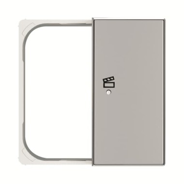 2CLA852649A1301 SRS-2-R-85PL Клавиша двойная правая free@home, SKY, сцена, серебристая