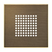 2CLA852900A1201 Накладка для механизма зуммера 8119, звонка 8124 и громкоговорителя 9329, серия SKY, цвет античная латунь