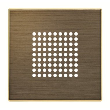 2CLA852900A1201 Накладка для механизма зуммера 8119, звонка 8124 и громкоговорителя 9329, серия SKY, цвет античная латунь