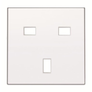 2CLA853700A1101 Накладка розетки 8137,SKY,ал.белый