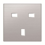 2CLA853700A1401 Накладка розетки 8137,SKY,нерж.сталь