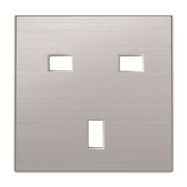 2CLA853700A1401 Накладка розетки 8137,SKY,нерж.сталь