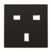 2CLA853700A1501 Накладка розетки 8137,SKY,чёрн.бархат