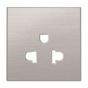 2CLA853800A1401 Накладка розетки 8138,SKY,нерж.сталь