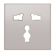 2CLA853900A1301 Накладка розетки 8139,SKY,AgAl