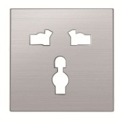 2CLA853900A1401 Накладка розетки 8139,SKY,нерж.сталь