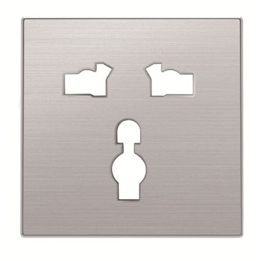 2CLA853900A1401 Накладка розетки 8139,SKY,нерж.сталь