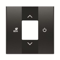 2CLA855420A1301 CP-RTC-FC-85PL Накладка контроллера фанкойлов free@home, SKY, серебристая