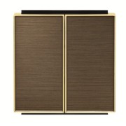 2CLA854200A1201 Клавиша для 2-клавишного механизма выключатель+переключатель арт.8142, серия SKY, цвет античная латунь