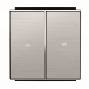 2CLA854400A1401 Клавиша для механизма выключателя жалюзи 8144 и 8144.1, серия SKY, цвет нержавеющая сталь