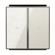 2CLA854400A2101 Клавиша для механизма выключателя жалюзи 8144 и 8144.1, серия SKY, цвет стекло белое