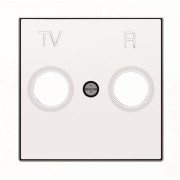 2CLA855000A1101 Накладка для TV-R розетки, серия SKY, цвет альпийский белый
