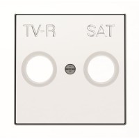 2CLA855010A1101 Накладка для TV-R-SAT розетки, серия SKY, цвет альпийский белый