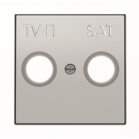 2CLA855010A1301 Накладка для TV-R-SAT розетки, серия SKY, цвет серебристый алюминий