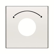 2CLA855300A1101 Накладка для механизма выключателя с ключом на 2 положения, серия SKY, цвет альпийский белый