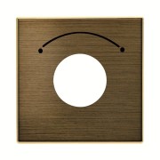 2CLA855300A1201 Накладка для механизма выключателя с ключом на 2 положения, серия SKY, цвет античная латунь