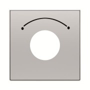 2CLA855300A1301 Накладка для механизма выключателя с ключом на 2 положения, серия SKY, цвет серебристый алюминий