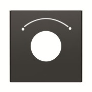 2CLA855300A1501 Накладка для механизма выключателя с ключом на 2 положения, серия SKY, цвет чёрный барх.