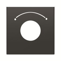 2CLA855300A1501 Накладка для механизма выключателя с ключом на 2 положения, серия SKY, цвет чёрный барх.