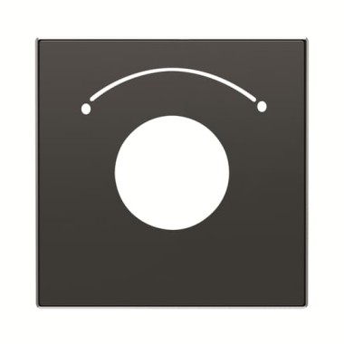 2CLA855300A1501 Накладка для механизма выключателя с ключом на 2 положения, серия SKY, цвет чёрный барх.