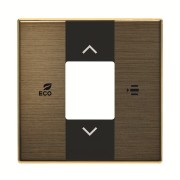 2CLA855420A1201 CP-RTC-FC-85OE Накладка контроллера фанкойлов free@home, SKY, античная латунь