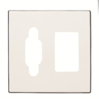 2CLA855540A1101 Накладка для мех.VGA+mj3.5mm,SKY,белая