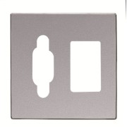 2CLA855540A1301 Накладка для мех.VGA+mj3.5mm,SKY,AgAl