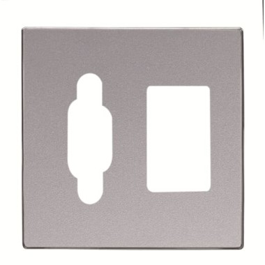 2CLA855540A1301 Накладка для мех.VGA+mj3.5mm,SKY,AgAl