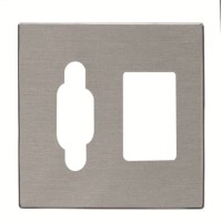 2CLA855540A1401 Накладка для мех.VGA+mj3.5mm,SKY,сталь