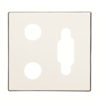 2CLA855560A1101 Накладка для мех.VGA+2RCA,SKY,белая