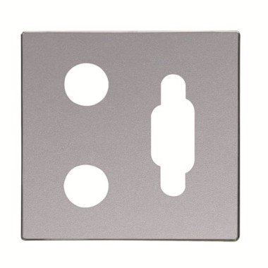 2CLA855560A1301 Накладка для мех.VGA+2RCA,SKY,AgAl