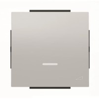 2CLA856010A1301 Клавиша для механизма клавишного светорегулятора арт.8160.1, серия SKY, цвет серебристый алюминий