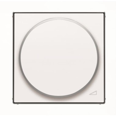 2CLA856020A1101 Накладка с поворотной ручкой для механизма поворотного светорегулятора, серия SKY, цвет альпийский белый