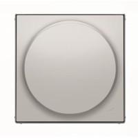 2CLA856020A1301 Накладка с поворотной ручкой для механизма поворотного светорегулятора, серия SKY, цвет серебристый алюминий