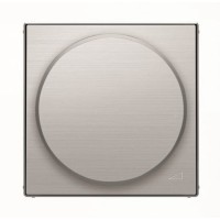 2CLA856020A1401 Накладка с поворотной ручкой для механизма поворотного светорегулятора, серия SKY, цвет нержавеющая сталь