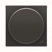 2CLA856020A1501 Накладка с поворотной ручкой для механизма поворотного светорегулятора, серия SKY, цвет чёрный барх.