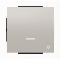 2CLA856200A1301 Клавиша для 1-клавишных выключателей с таймером, серия SKY, цвет серебристый алюминий