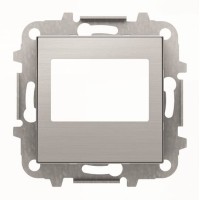 2CLA856800A1401 Накладка для механизма цифрового FM-радио арт.9368 и/или механизма (блока) ДУ арт.9368.2, серия SKY, цвет нержавеющая сталь