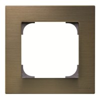 2CLA857100A1201 Рамка 1-постовая, серия SKY, цвет античная латунь