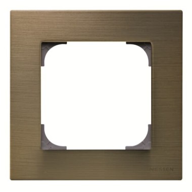 2CLA857100A1201 Рамка 1-постовая, серия SKY, цвет античная латунь