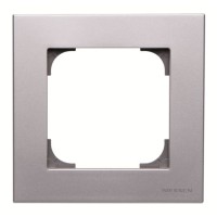 2CLA857100A1301 Рамка 1-постовая, серия SKY, цвет серебристый алюминий