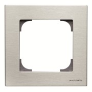 2CLA857100A1401 Рамка 1-постовая, серия SKY, цвет нержавеющая сталь