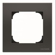 2CLA857100A1501 Рамка 1-постовая, серия SKY, цвет чёрный бархат