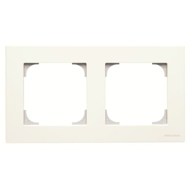 2CLA857200A1101 Рамка 2-постовая, серия SKY, цвет альпийский белый