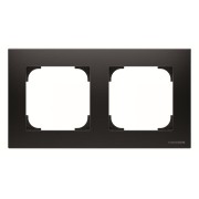 2CLA857200A1501 Рамка 2-постовая, серия SKY, цвет чёрный бархат