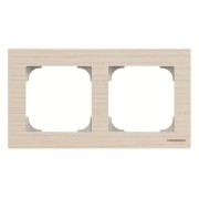 2CLA857200A2001 Рамка 2-постовая, серия SKY, цвет дерево белый ясень