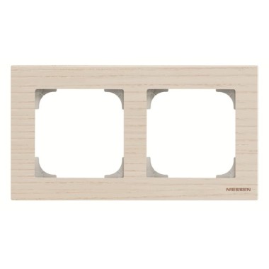 2CLA857200A2001 Рамка 2-постовая, серия SKY, цвет дерево белый ясень