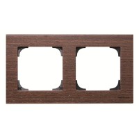 2CLA857200A2101 Рамка 2-постовая, серия SKY, цвет дерево венге